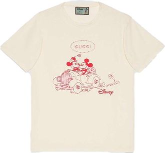 Gucci x Disney Year Of The Rat Limited Mickey Printed Retro For Men Beige 604176-XJB6T-9230
