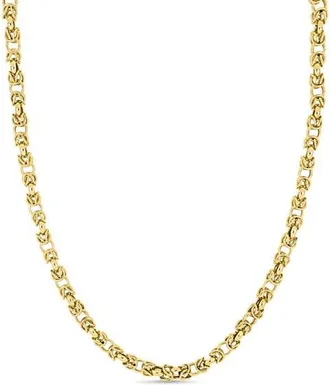 Bony Levy 14K Gold Interwoven Chain Necklace in 14K Yellow Gold at Nordstrom, Size 18