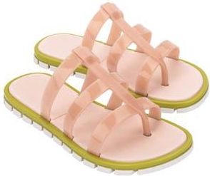 Melissa Path Slide Sandal in Milky Pink/Green at Nordstrom Rack, Size 10