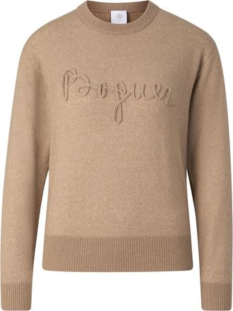 Bogner Tatjana pure new wool cashmere jumper for women - Camel - 34