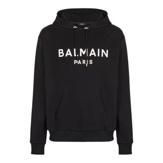 Balmain Hombre, Sudaderas, Negro, Talla: M