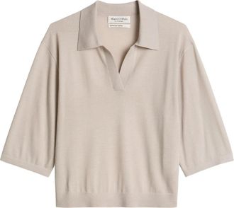 Marc O'Polo Maglia Polo - - Knitwear - Donna - Beige - XL
