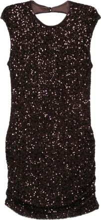 Aniye By Mini-jurk met pailletten - Bruin