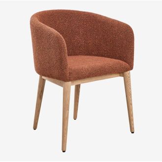 Sklum Pack De 2 Sillas De Comedor Tapizadas Con Reposabrazos Bunia Sklum