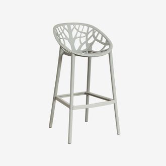 Sklum Sklum - Pack De 4 Taburetes Altos De Jard&iacute;n En Polipropileno Ores