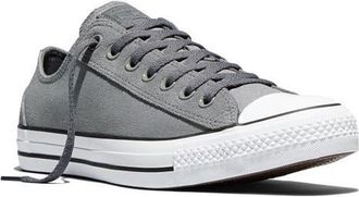 Converse Gender Inclusive Chuck Taylor All Star Low Top Sneaker in Darker Grey/Dark Matter at Nordstrom, Size 4