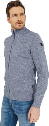 State of Art vest blauw gem&ecirc;leerd