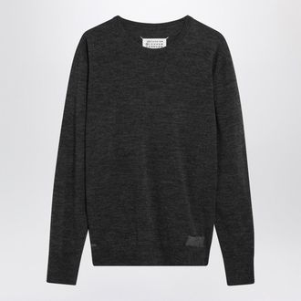 Maison Margiela Grey Wool Blend Sweater