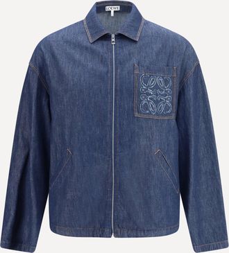 Loewe Giacca con zip in cotone Man 48