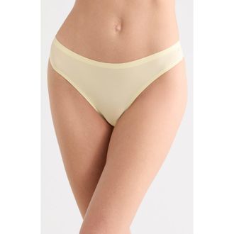 Chantelle Soft Stretch Thong in French Vanilla at Nordstrom