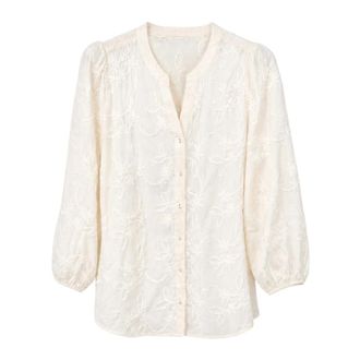 2-Biz Overhemden, Dames, Wit, L, 829 Cloud Blouse
