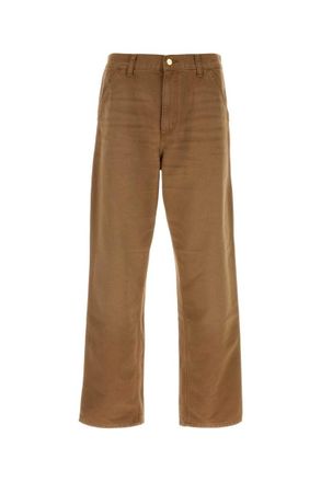 Carhartt Work in Progress Brown Flat Front Pants