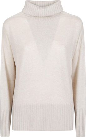 Aragona Finely Knit Ribbed Cashmere Turtleneck