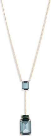 Lauren Ralph Lauren Desmond Y-Necklace in Blue at Nordstrom