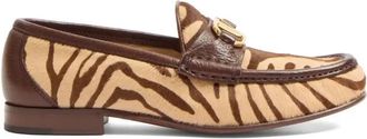 Valentino Garavani 20mm VLogo Signature Loafers - Womens - Calf Leather/Buffalo Leather/Calf HairMetal