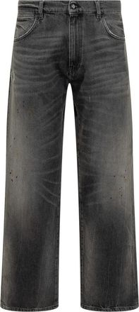 Amish Amish James Grey Wide Leg Jeans