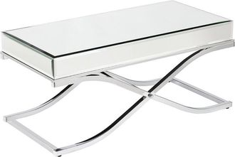 SEI Furniture Sei Ava Mirrored Cocktail Table
