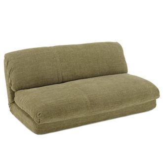 Macabane Sill&oacute;n convertible de 2 plazas en tejido color verde