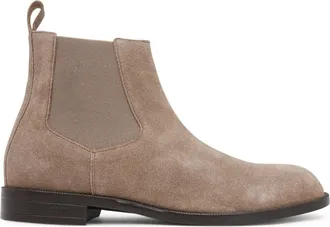 BOSS Suede Leather Chelsea Boots