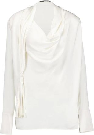 Stella McCartney Dames, Blouses & Shirts, Wit, Maat: L Zijde