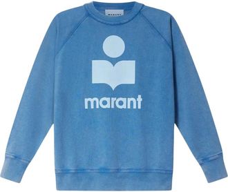 Isabel Marant Millyny Sweatshirt - Dames - Sweatshirts - Blauw - 2XS - Katoen - Hoodies & sweatvesten