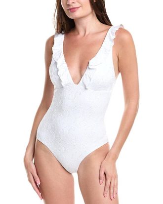 Sea Level Australia Sea Level Australia Interlace Frill One-Piece