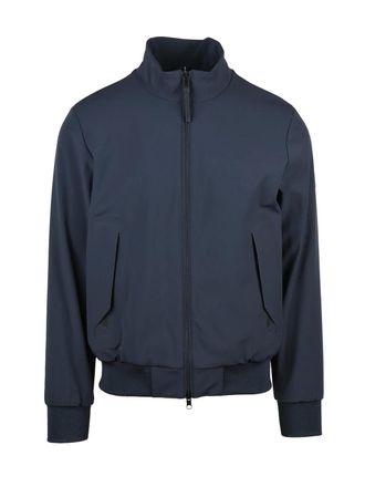 People of Shibuya Lightweight Casual Coat With High Collar And Ribbed Details