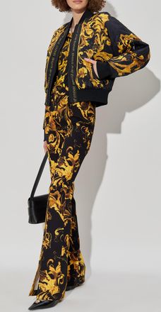 Versace Jeans Couture Reversible Bomber Jacket, Womens, Yellow