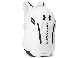 Under Armour Hustle 6.0 Backpack Backpack Bags White/White/Black, Polyester