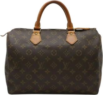 Louis Vuitton Pre-owned Handbags, female, Brown, Size: ONE SIZE Pre-owned Monogram Canvas Handbag