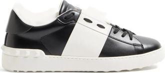 Valentino Garavani BlackWhite Leather Sneakers