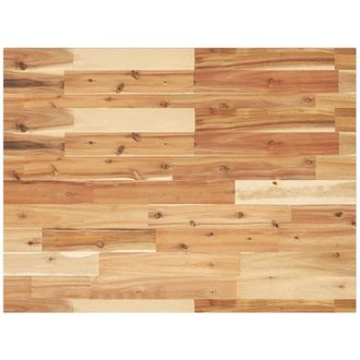 vidaXL Encimera Tocador Ba&ntilde;o Madera Acacia Acabado Aceite 80x60x2 Cm Vidaxl