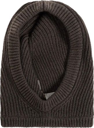 Rick Owens Accessoires, Heren, Bruin, ONE Size, Wol, Cashmere Hood