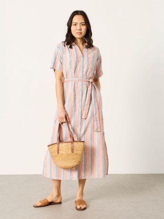 Fat Face FatFace Susie Multi Regular Stripe Shirt Dress