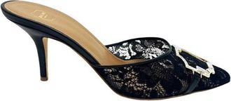 Malone Souliers Missy 70 Black Lace Stiletto M