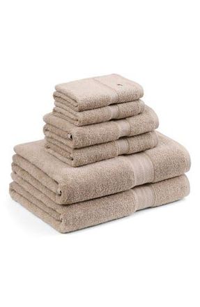 Tommy Hilfiger Modern American Terry 6-Piece Towel Set in Light Beige at Nordstrom Rack