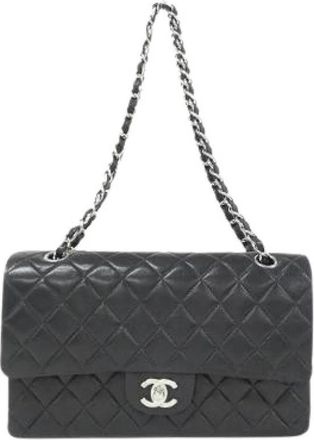 Chanel Pre-owned Lambskin Shoulder Bag 1112 - Dames - Vintage Schoudertas - Zwart - ONE Size - Leer - Vintage