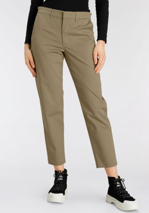 Levi's Chinohose LEVIS ESSENTIAL, Damen, Gr. 25, L&auml;nge 29, gr&uuml;n (khaki), Web, Obermaterial: 98% Baumwolle, 2% Elasthan, unifarben, regular fit kn&ouml;chelfrei, H