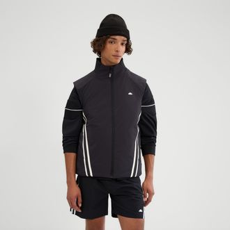 Ellesse Mens Rushano Gilet - Black - Size X-Small