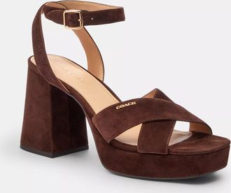 Coach Block Heel Sandal