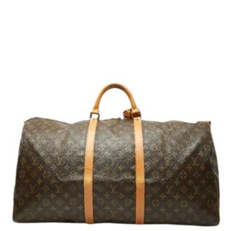 Louis Vuitton Pre-owned Weekend Bags, female, Brown, Size: ONE SIZE Pre-owned Vintage Weekend Bag