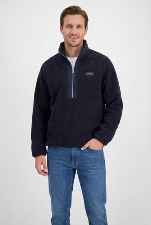 Calvin Klein Sweatshirt CALVIN KLEIN, Herren, Gr. XXL, evening sunset, Pl&uuml;sch, Obermaterial: 100% Polyester, unifarben, regular fit normal, Rundhals, eingesetzt ge