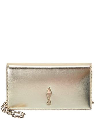 Christian Louboutin Bettina Leather Chain Wallet