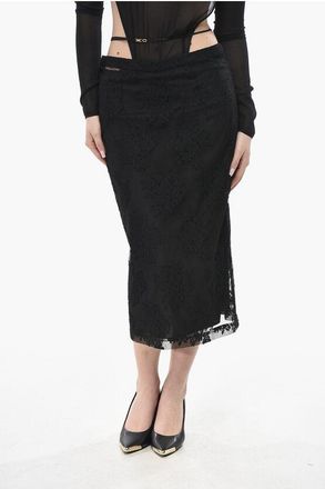 Dolce & Gabbana Lace Longuette With Inner Slip size 42