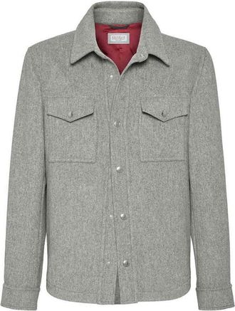 Brunello Cucinelli Jacket With Shirt Style Pocket