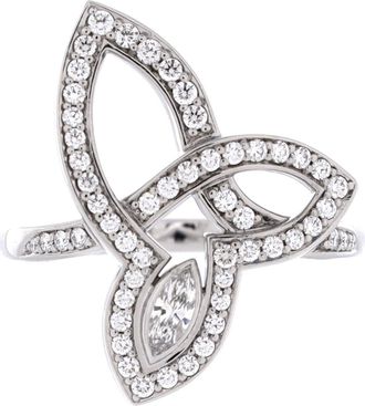Harry Winston Lily Cluster Ring Platinum and Diamonds