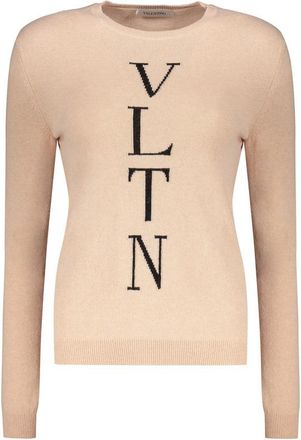 Valentino WomenS Light Pink Wool Sweater, Size 44
