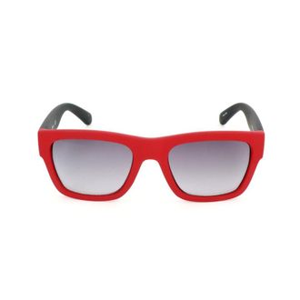 Guess Ladies Red Geometric Sunglasses GG2106
