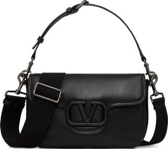 Valentino Garavani Borsa a spalla con logo - Nero