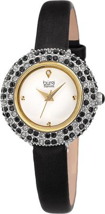 Bürgi Quartz Diamond White Dial Ladies Watch BUR240BK
